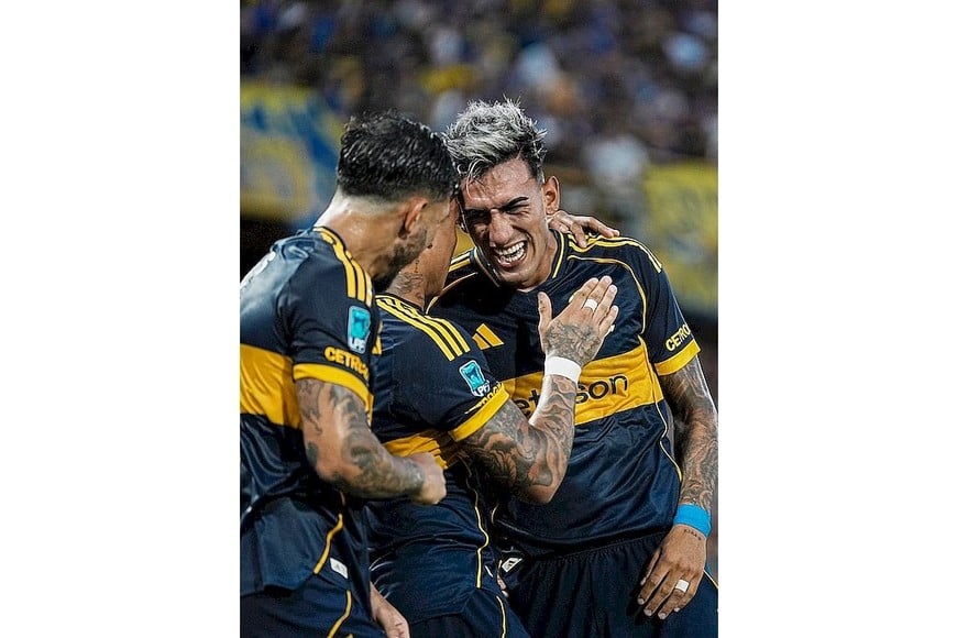 Boca vs Riestra. Fotos: @BocaJrsOficial