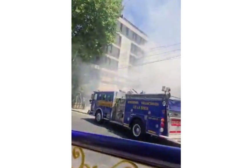 Cuatro personas fueron asistidas con oxígeno en el sitio,