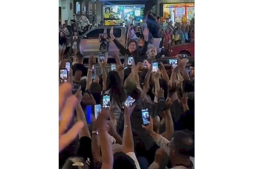 Javier Milei llegó a Mar del Plata.