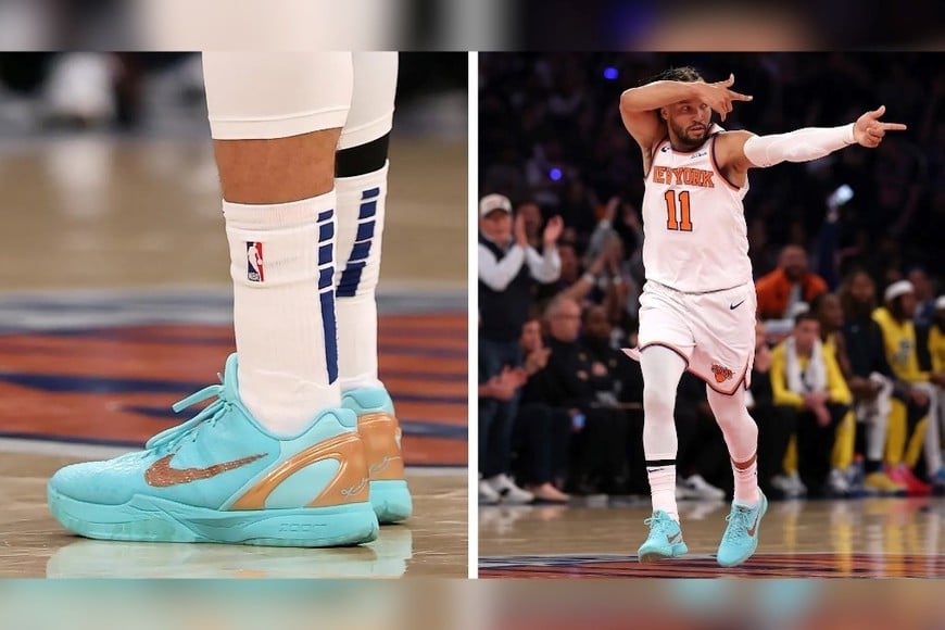 Jalen Brunson y sus Kobe "Estatua de la Libertad"