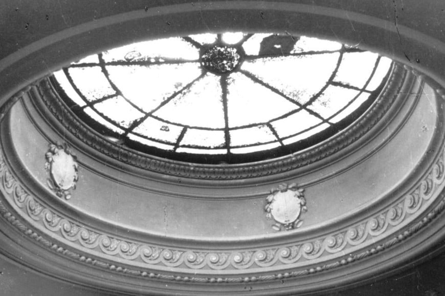 Parte de la restauración de los años 70. Foto: Archivo