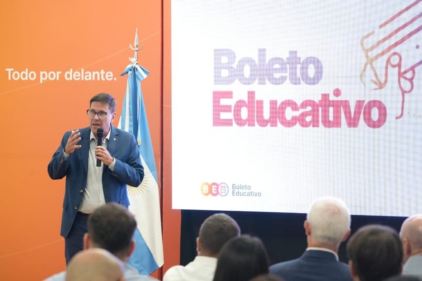 José Goity remarcó el carácter universal del Boleto Educativo y su impacto real en las trayectorias educativas.