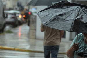 El mal tiempo se extenderá durante gran parte del día. Crédito: Guillermo Di Salvatore.