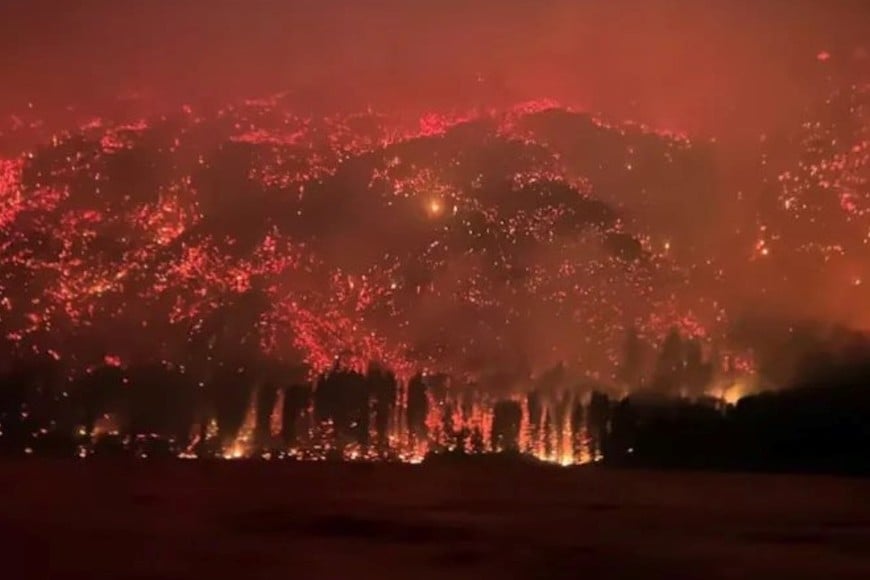 Focos reactivados en el Parque Nacional Los Alerces y zonas aledañas.