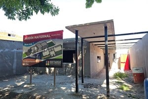 Con su infraestructura edilicia completa, va tomando forma el jardín maternal de zona sur