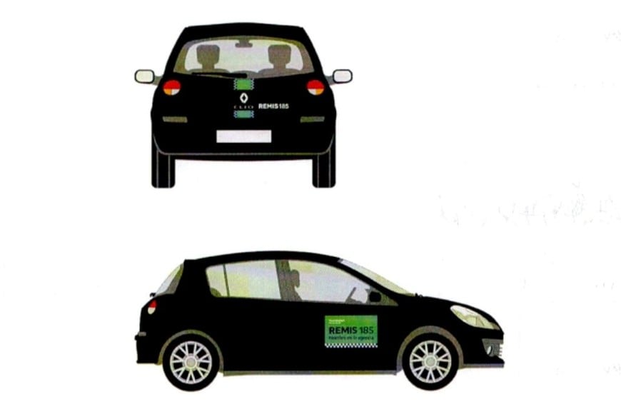 Deberán tener la palabra "remís" en el parabrisas y capó delanteros y las puertas laterales; también el nombre de la agencia (si corresponde) y el número de licencia.