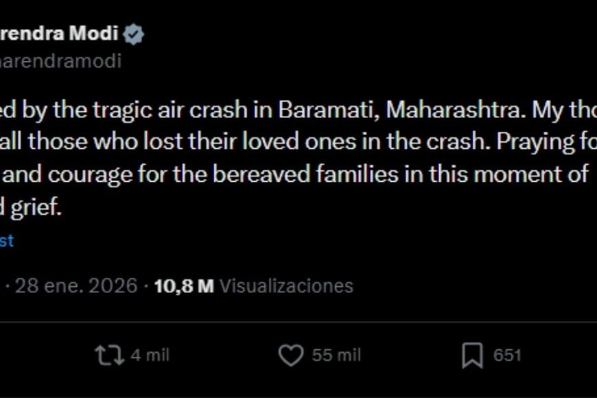 Dirigentes políticos expresaron sus condolencias