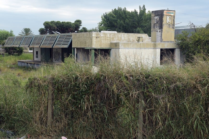 El edifico ubicado en el acceso a barrio Chalet. Guillermo Di Salvatore.