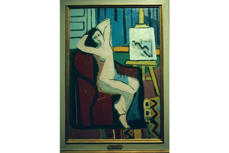 "La pose" de Raúl Russo. Foto: Patrimonio Rosa Galisteo