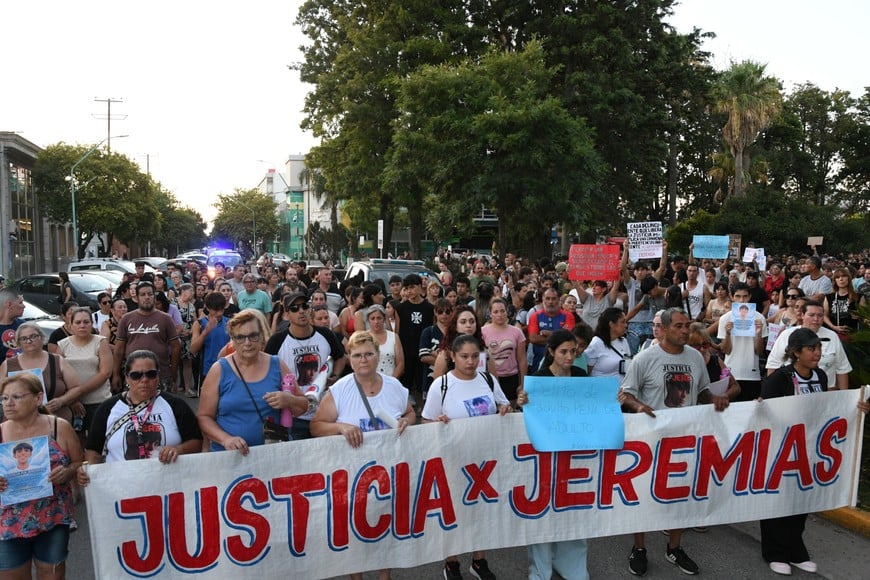 marcha por Jeremías