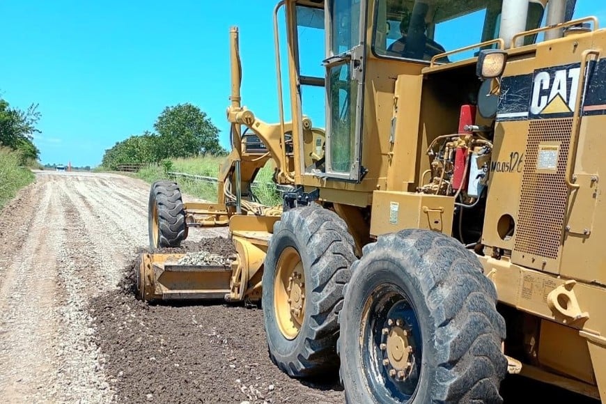 Más conectividad y drenaje: avanzan obras en corredores viales del norte de Santa Fe