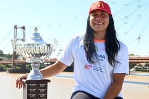 Mayte Puca llegó a Santa Fe con la ilusión de repetir la coronación. Foto: Mirador Provincial.