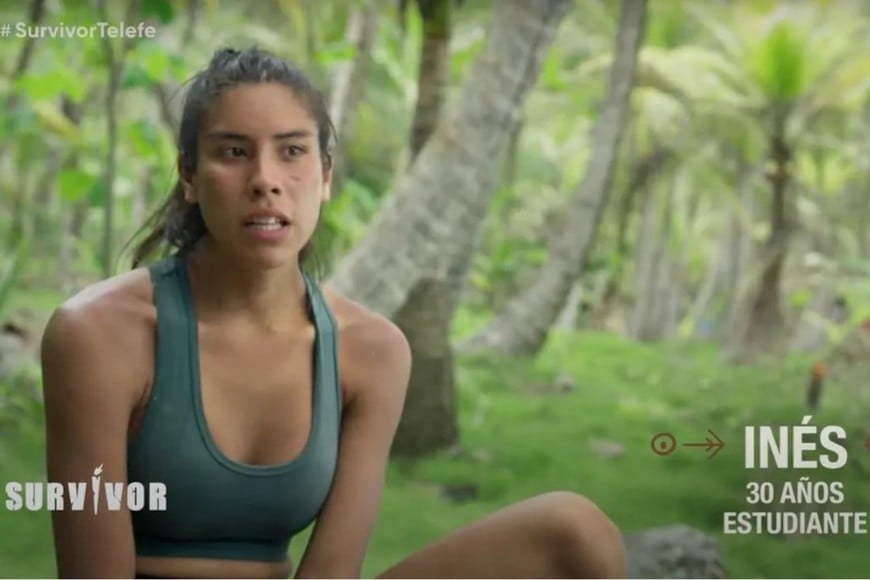Inés, ex participante de Survivor.