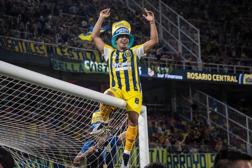 Toledo se consagró campeón con Central en 2023.  Foto: Archivo.