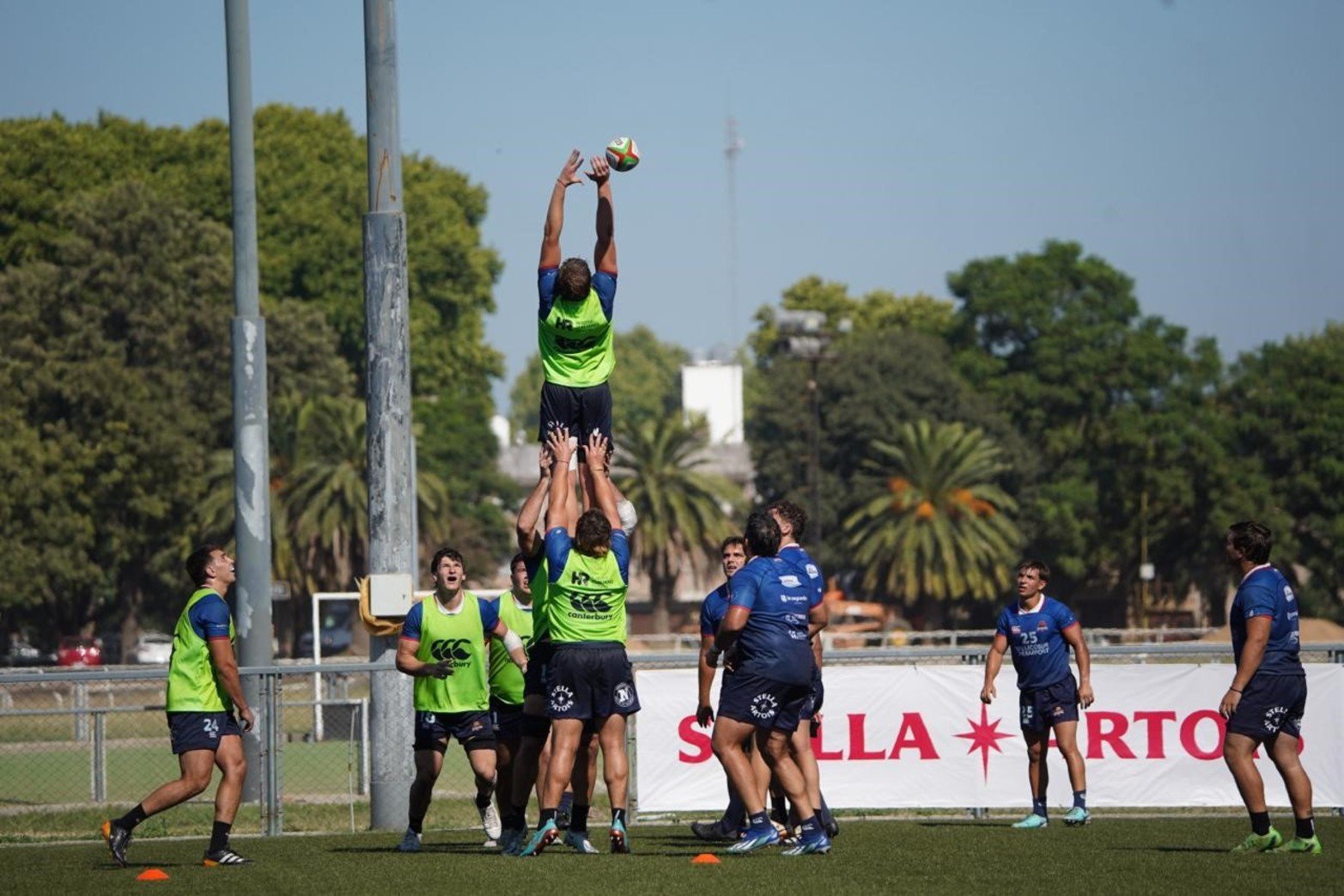 Tercer semana de entrenamiento Capibaras XV. Foto: Fernando Nicola