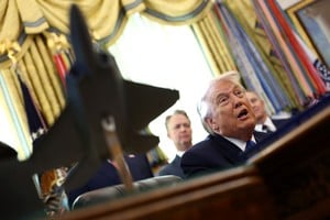 U.S. President Donald Trump speaks in the Oval Office, at the White House in Washington, D.C., U.S., January 30, 2026. REUTERS/Kevin Lamarque