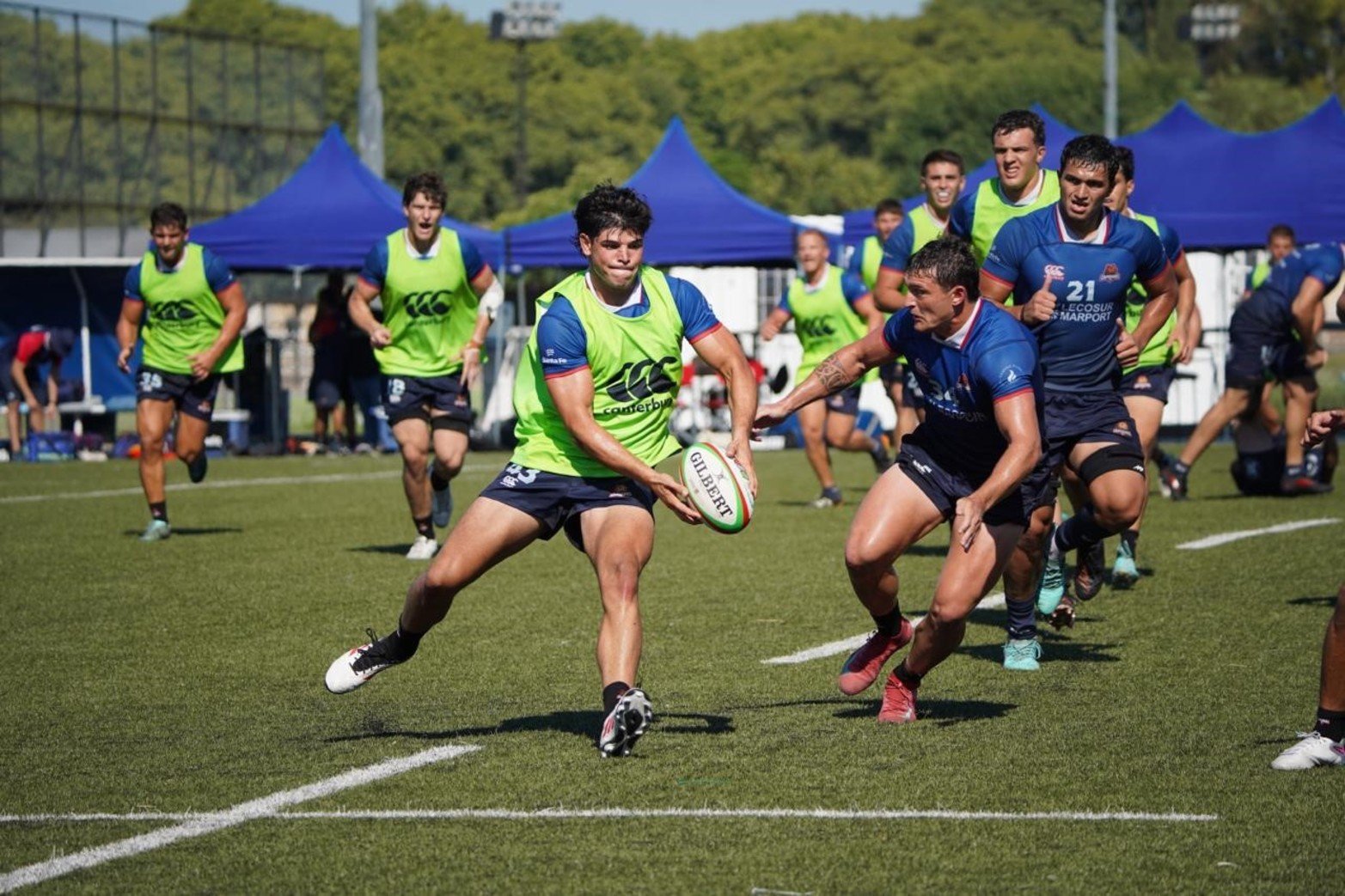 Tercer semana de entrenamiento Capibaras XV. Foto: Fernando Nicola