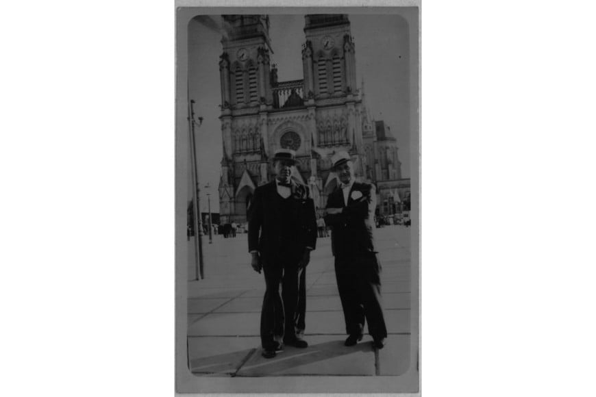 Luis León con Victorica. Foto: Archivo El Litoral