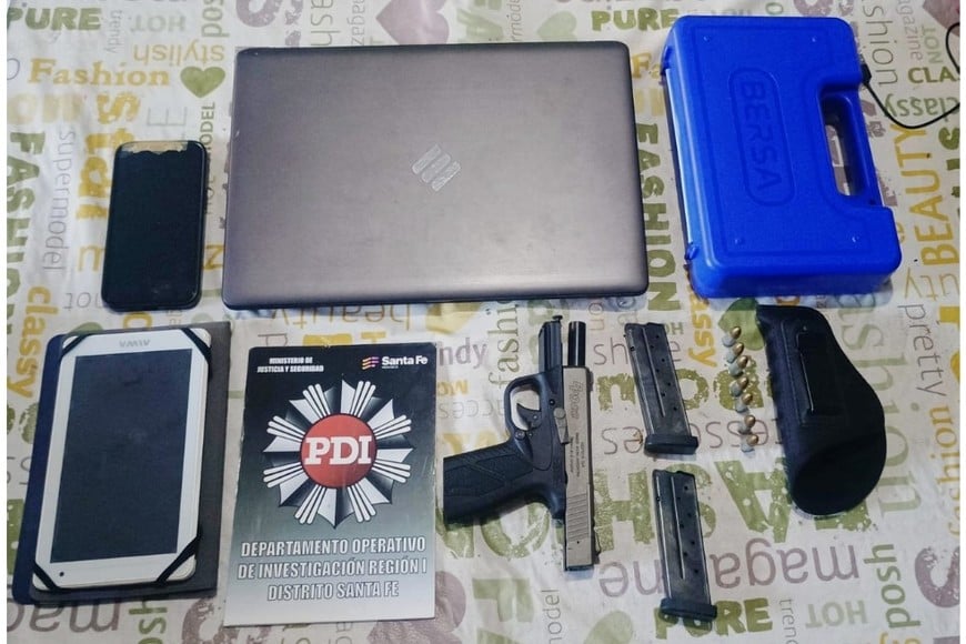 Uno de los allanamientos de este viernes. Crédito: Policía de la provincia de Santa Fe