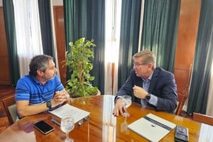 Borla, se reunió con quién se encuentra a cargo del 7mo Distrito Santa Fe de ese organismo del gobierno nacional, Arq. Gastón Bruno.