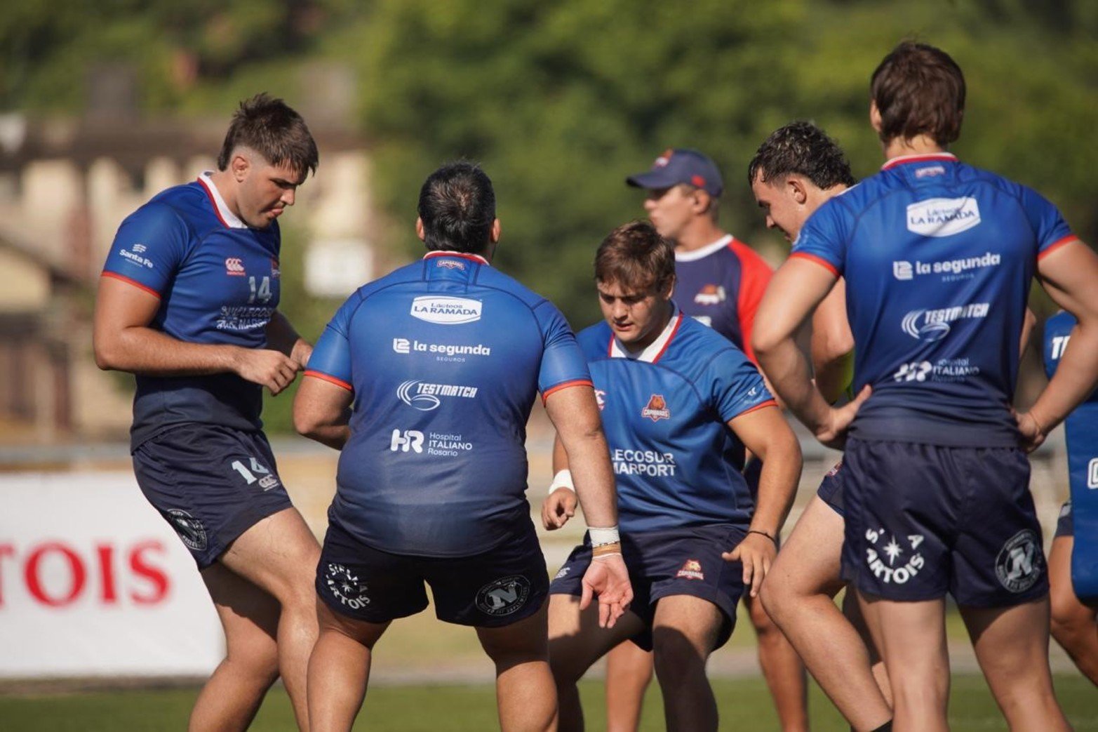 Tercer semana de entrenamiento Capibaras XV. Foto: Fernando Nicola