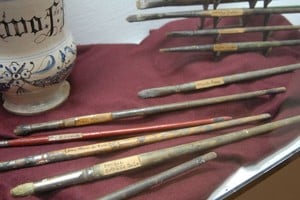 Una de las donaciones que realizó de los Santos al Rosa Galisteo. Foto: Archivo