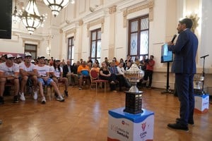 Pullaro destacó los valores del deporte y el esfuerzo colectivo. Crédito: Gobierno de la provincia de Santa Fe