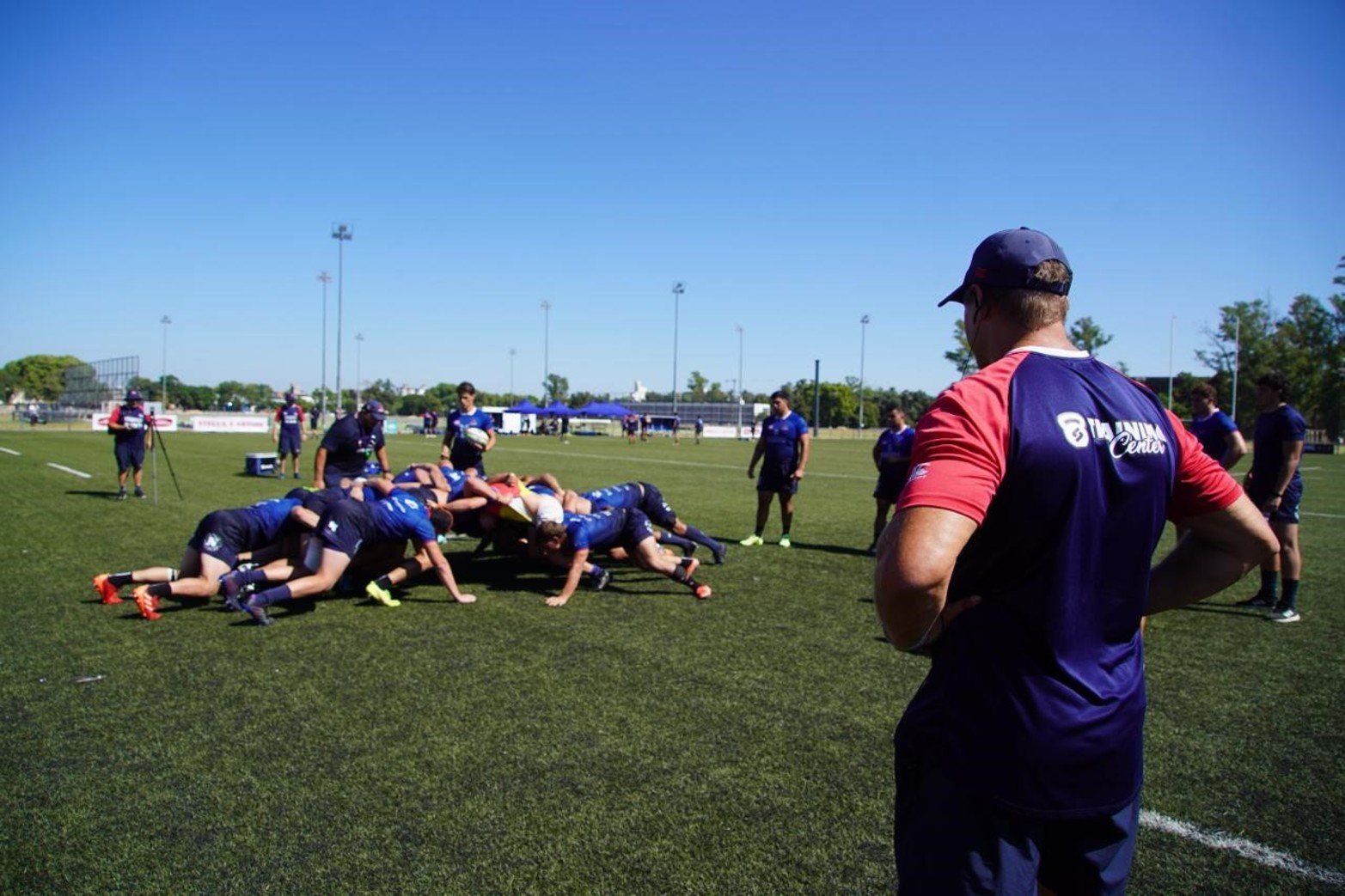 Tercer semana de entrenamiento Capibaras XV. Foto: Fernando Nicola