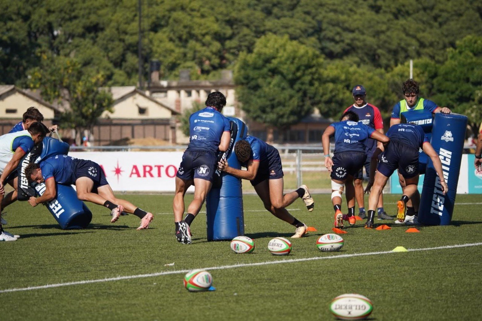 Tercer semana de entrenamiento Capibaras XV. Foto: Fernando Nicola