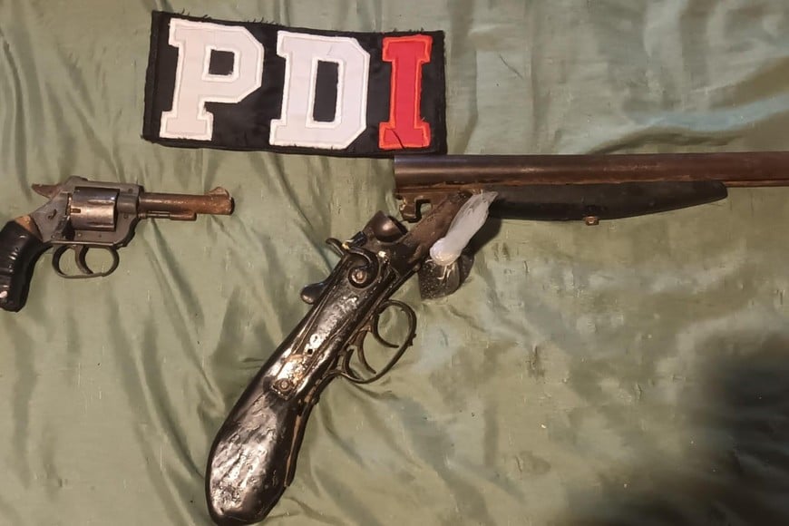 allanamiento detenido san javier disparo al aire