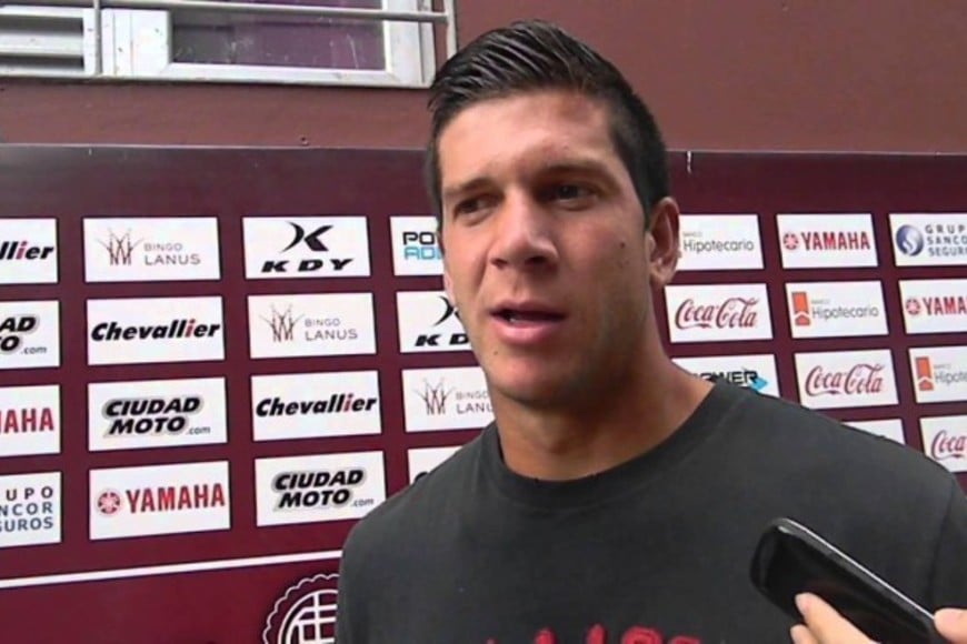 Diego Barisone en Lanús.