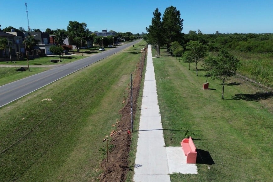 La nueva ciclovía tiene una extensión de 1,4 kilómetros y propone mejorar la circulación de los vecinos.