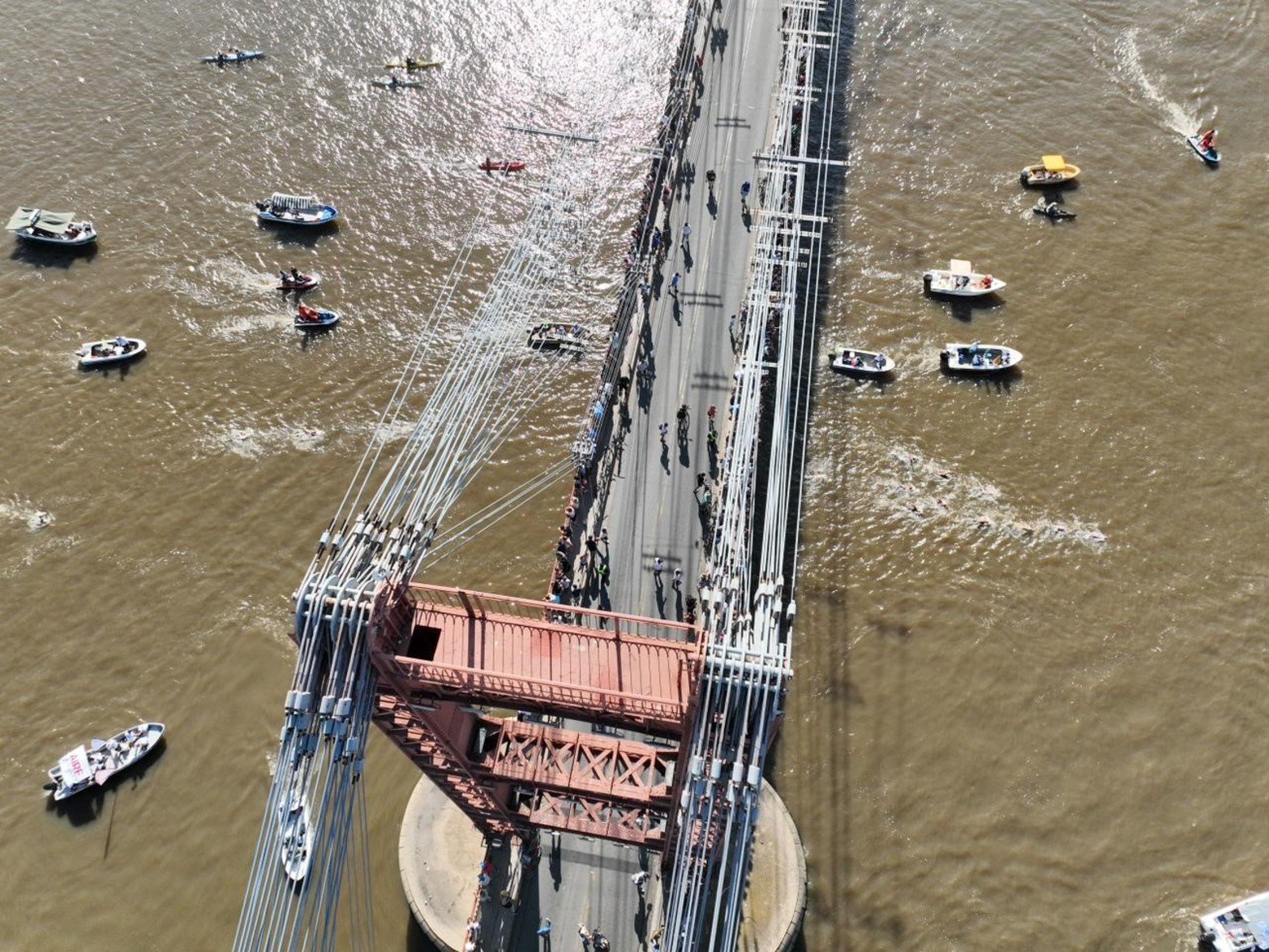 Se vive la Maratón Santa Fe-Coronda. Foto: Fernando Nicola