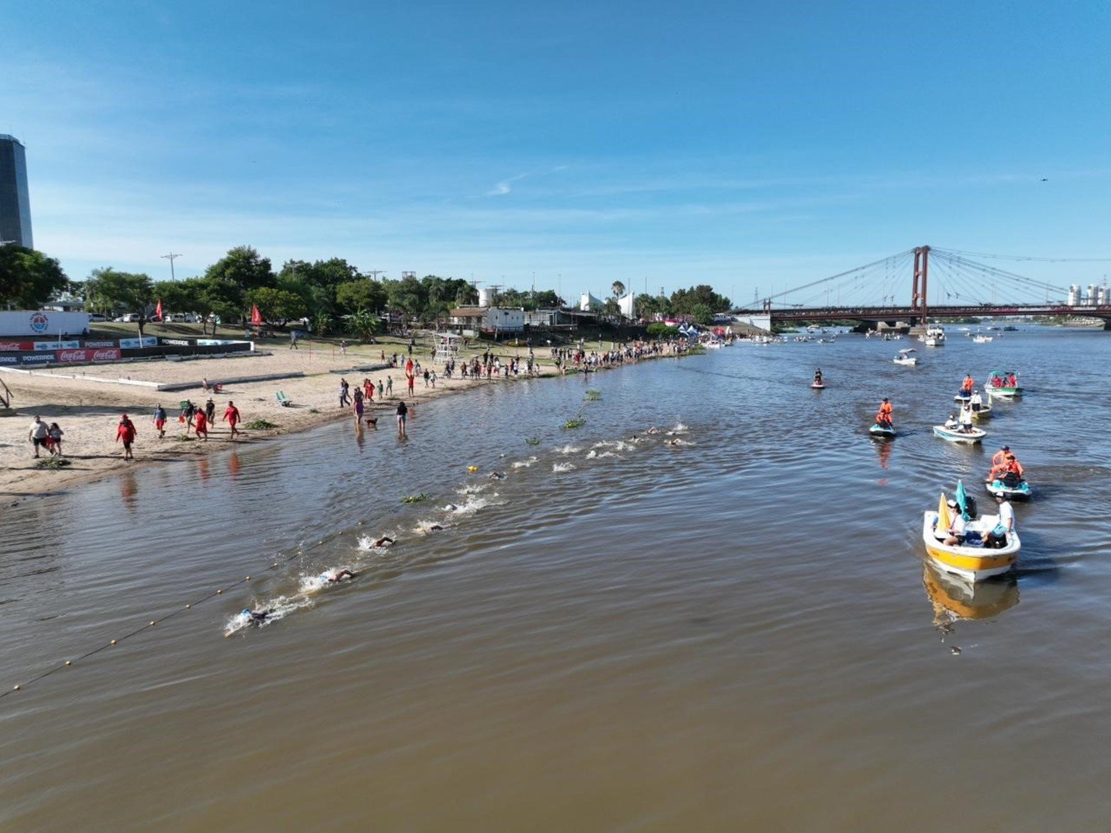 Se vive la Maratón Santa Fe-Coronda. Foto: Fernando Nicola