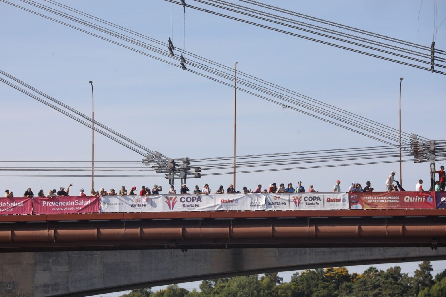 Arrancó la Maratón Santa Fe-Coronda. Foto: Matías Pintos