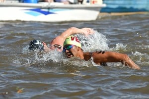 Desde el agua: las mejores fotos de los nadadores de la Maratón Santa Fe-Coronda.