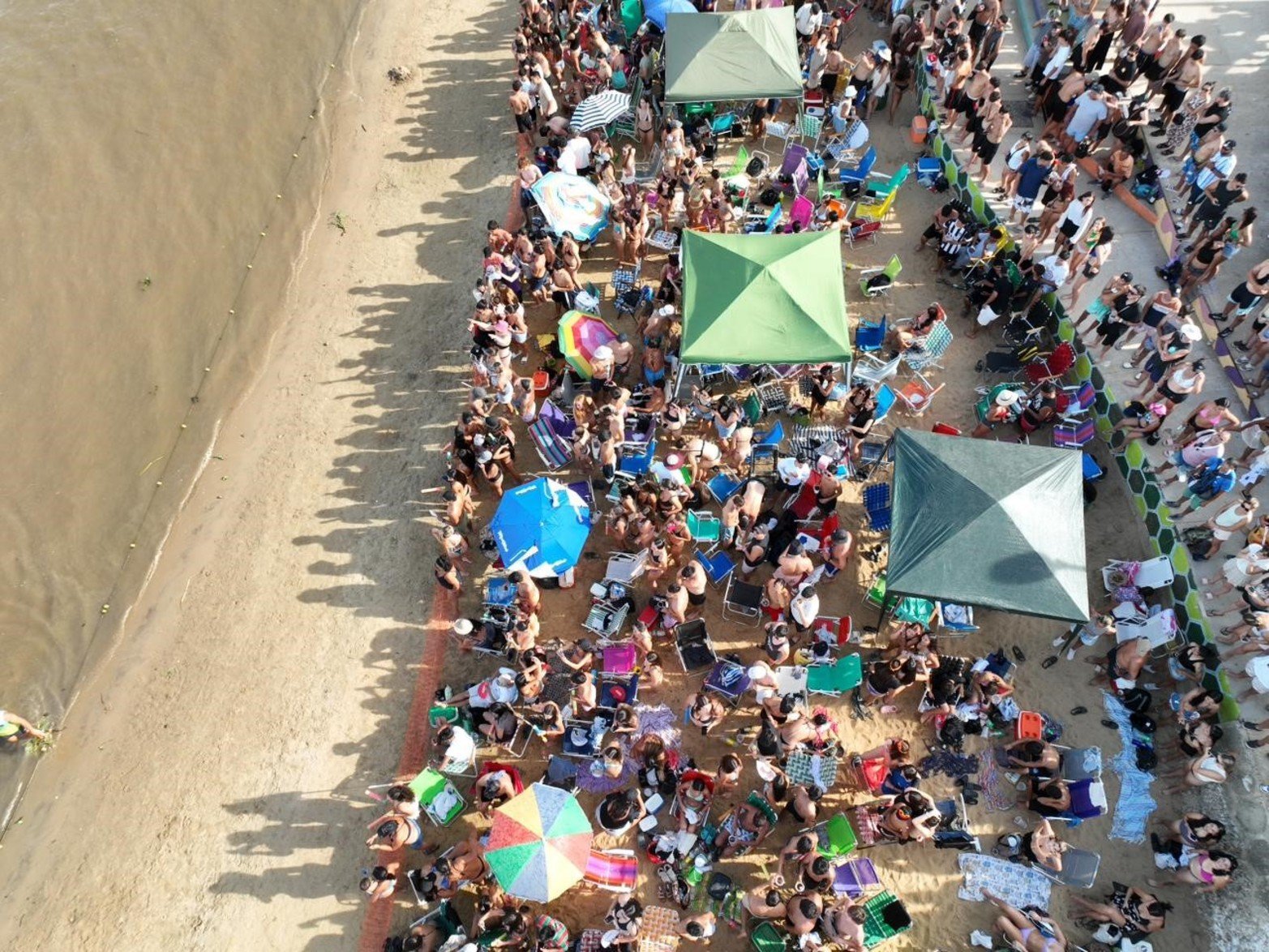 El drone de El Litoral muestra todo el color de la costanera de Coronda