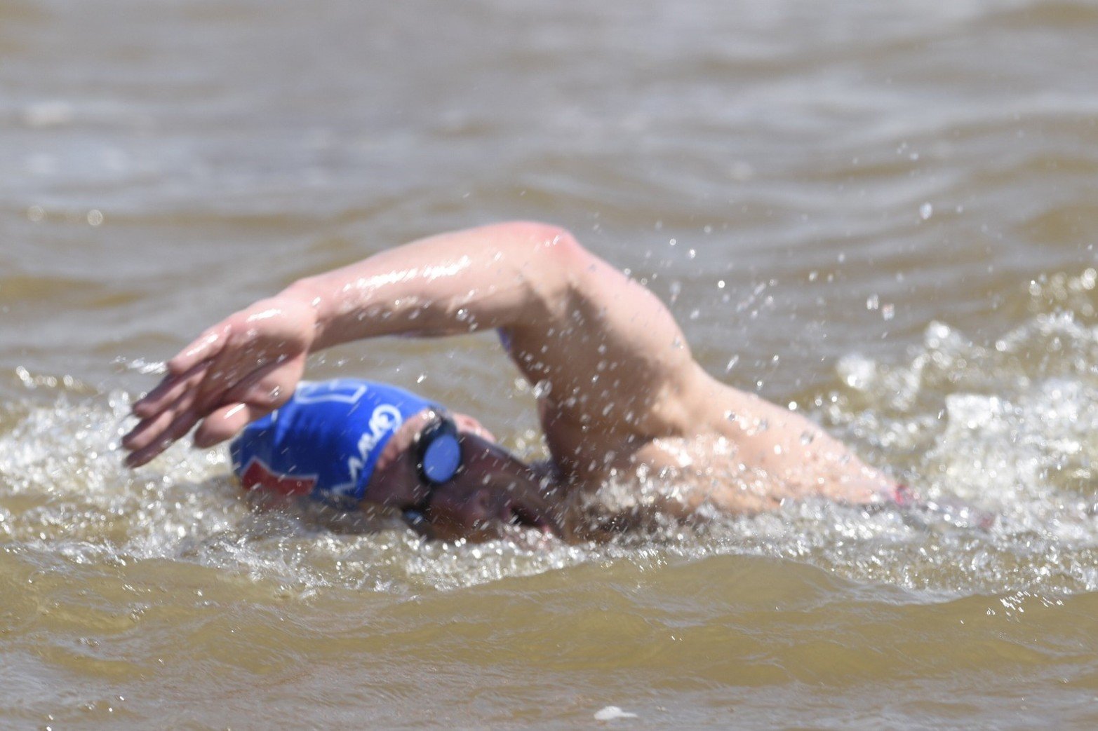 Desde el agua: las mejores fotos de los nadadores de la Maratón Santa Fe-Coronda.
