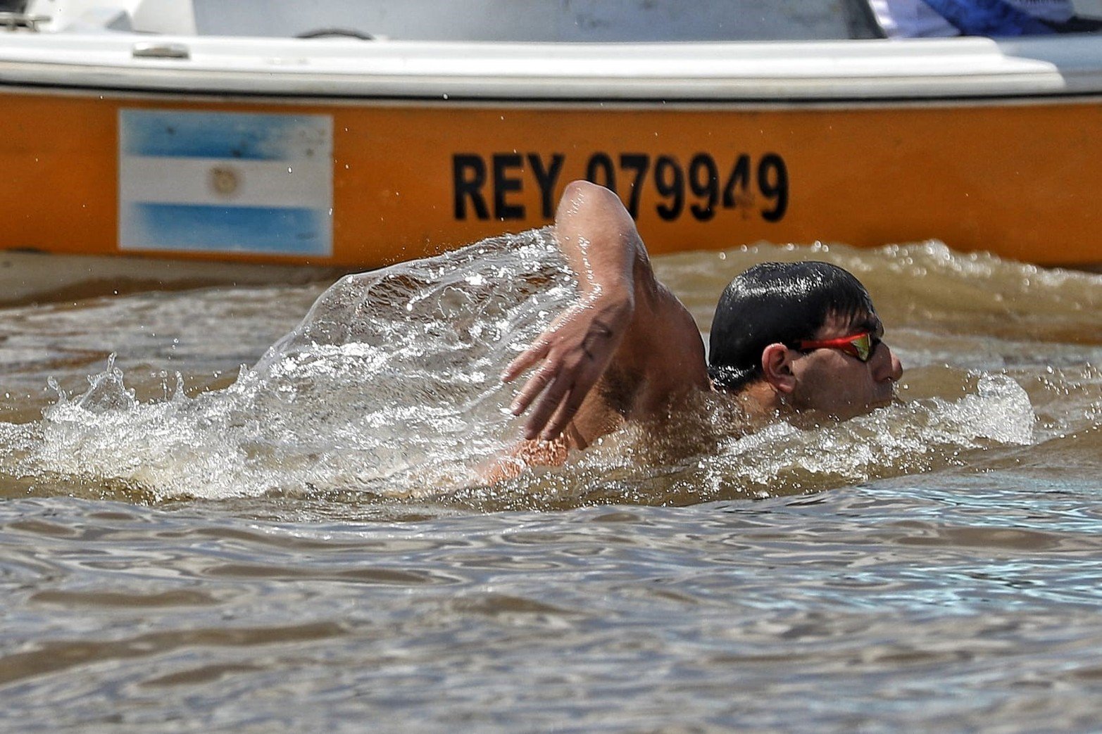 Desde el agua: las mejores fotos de los nadadores de la Maratón Santa Fe-Coronda.
