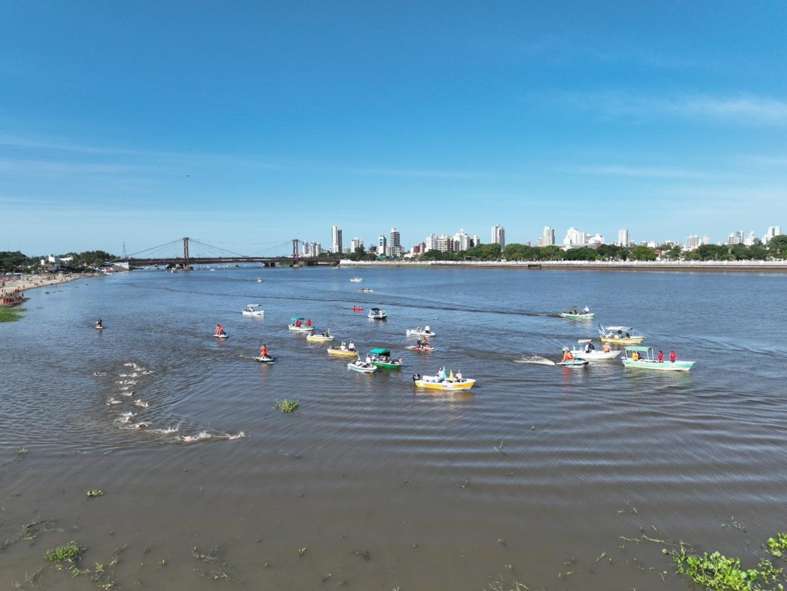 Se vive la Maratón Santa Fe-Coronda. Foto: Fernando Nicola