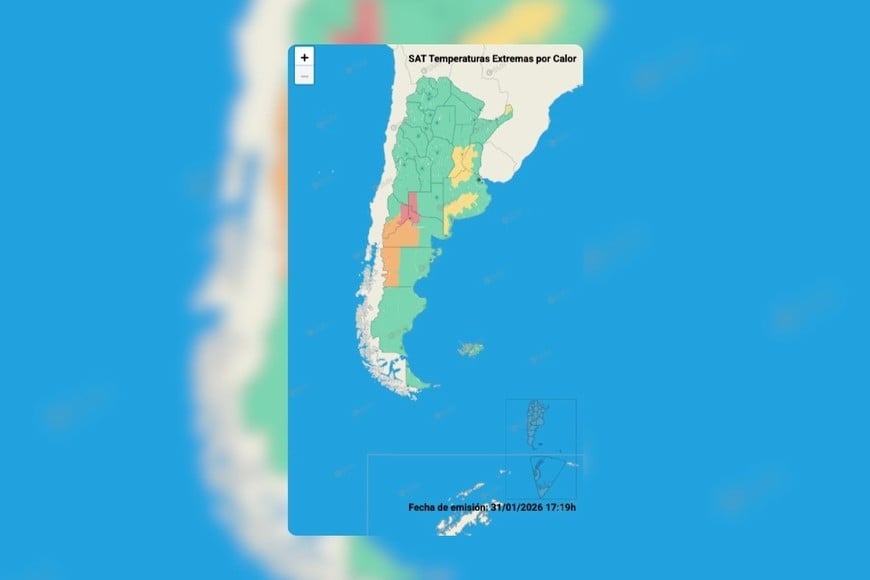 Alerta amarilla por temperaturas extremas: qué dice el pronóstico del tiempo para este domingo en Santa Fe