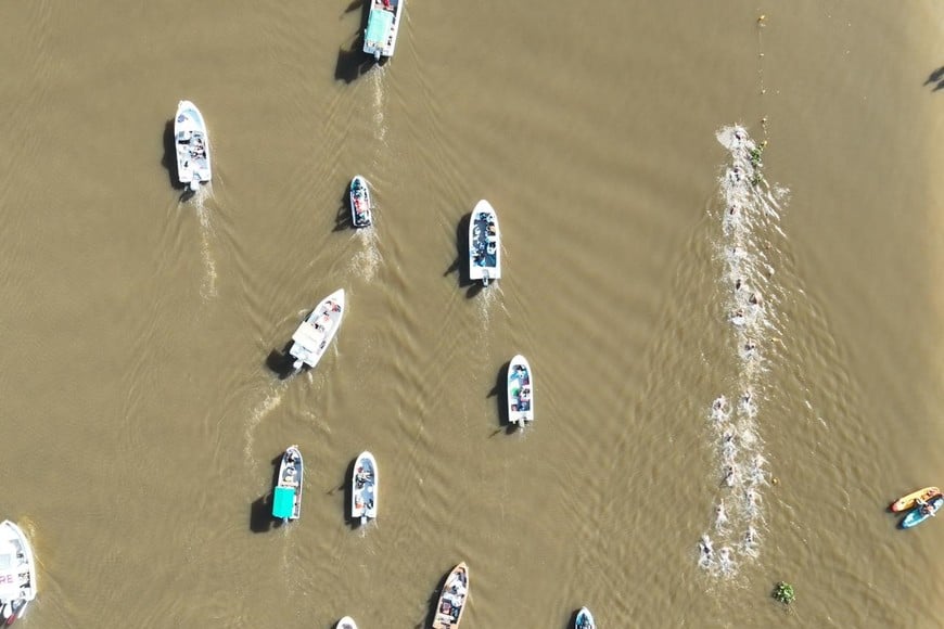 Se vive la Maratón Santa Fe-Coronda. Foto: Fernando Nicola