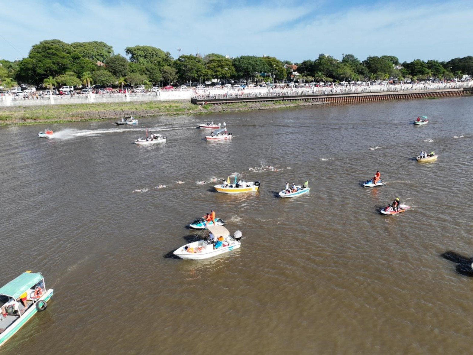 Se vive la Maratón Santa Fe-Coronda. Foto: Fernando Nicola