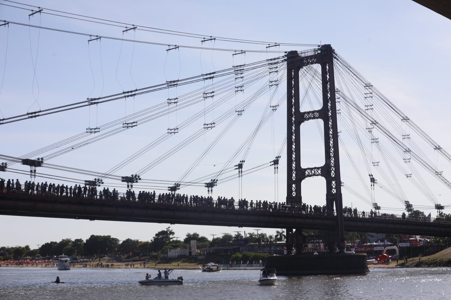 Arrancó la Maratón Santa Fe-Coronda. Foto: Matías Pintos