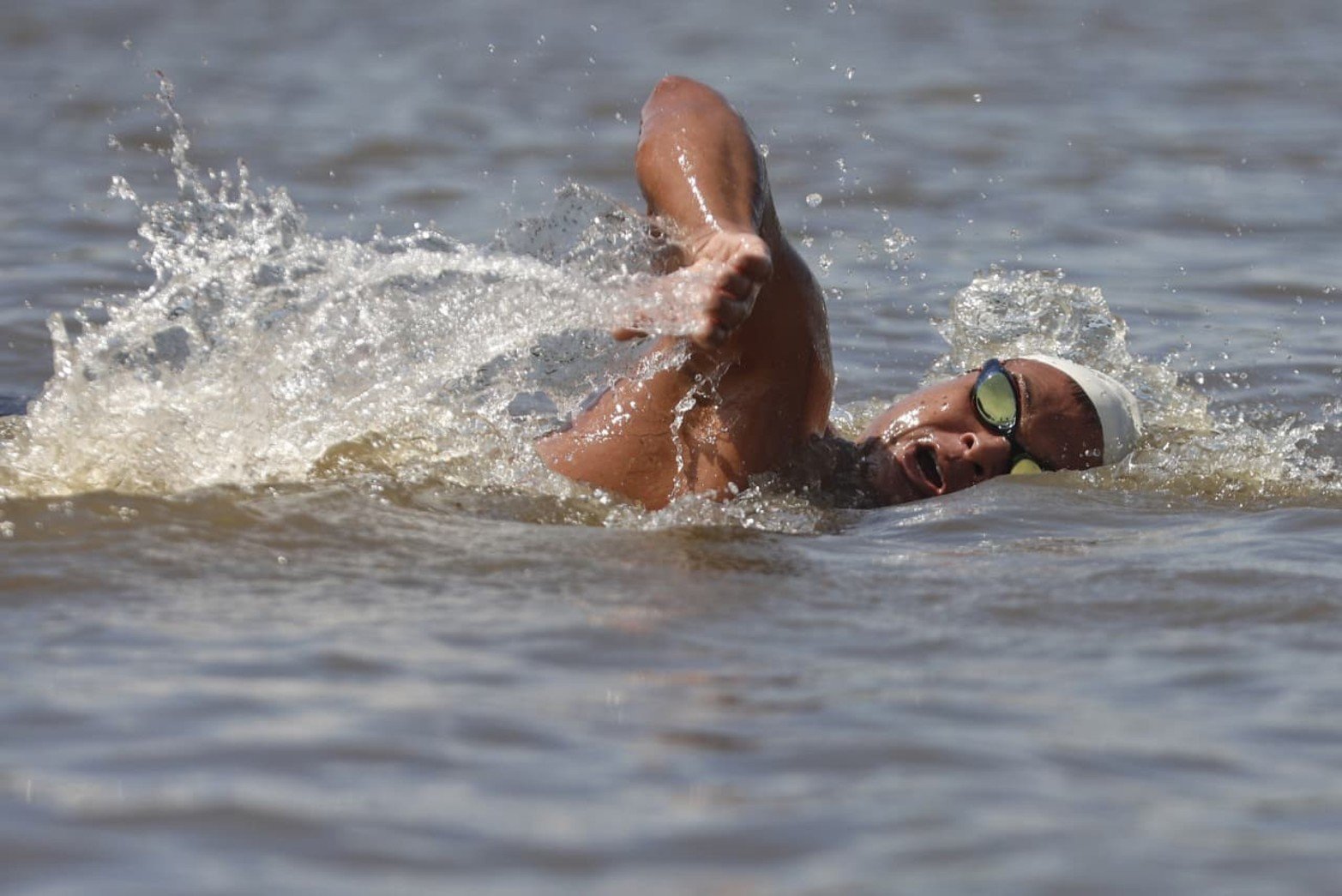Desde el agua: las mejores fotos de los nadadores de la Maratón Santa Fe-Coronda.