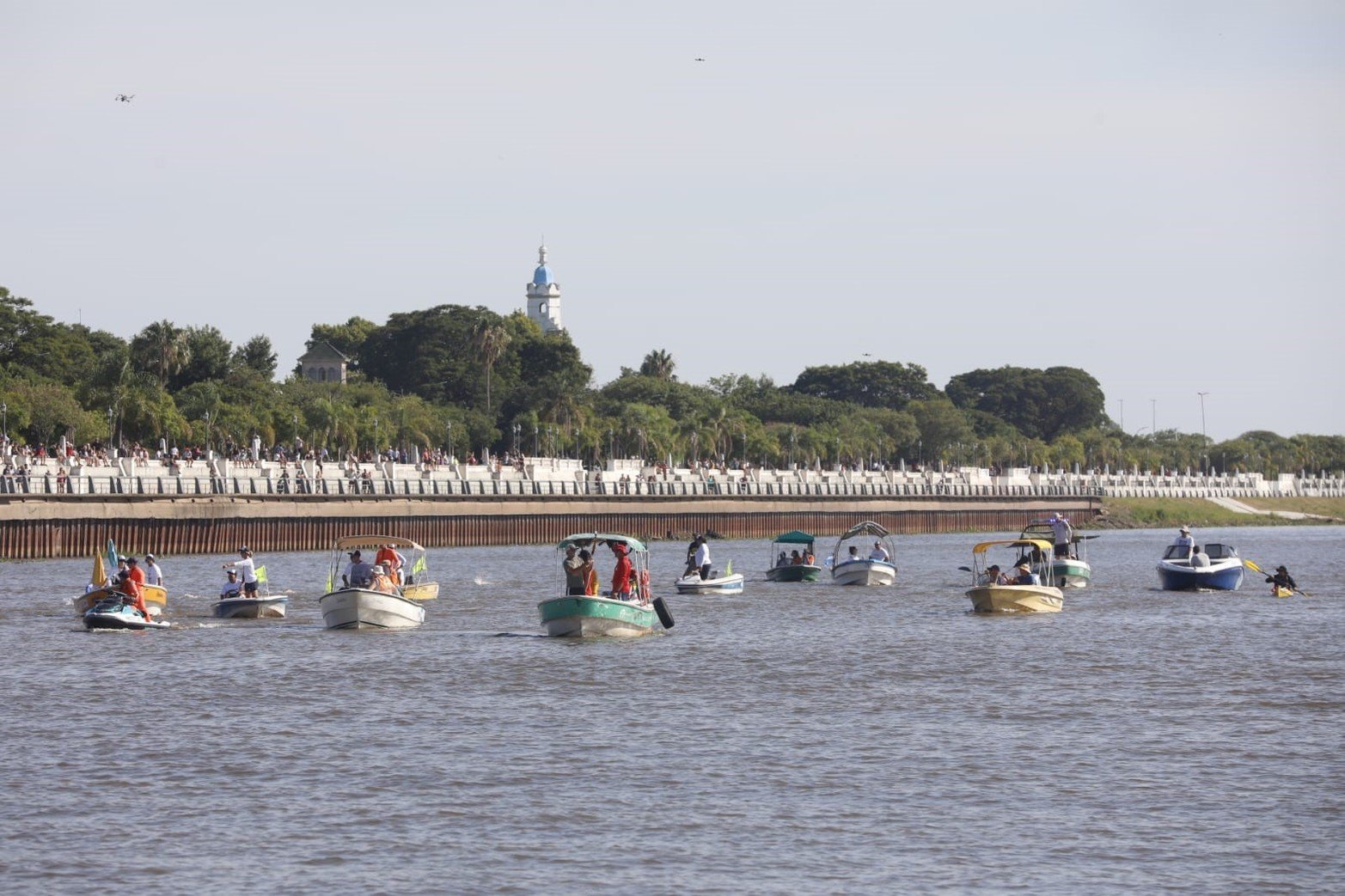 Arrancó la Maratón Santa Fe-Coronda. Foto: Matías Pintos