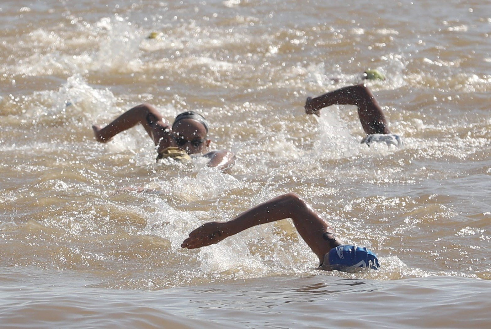Desde el agua: las mejores fotos de los nadadores de la Maratón Santa Fe-Coronda.