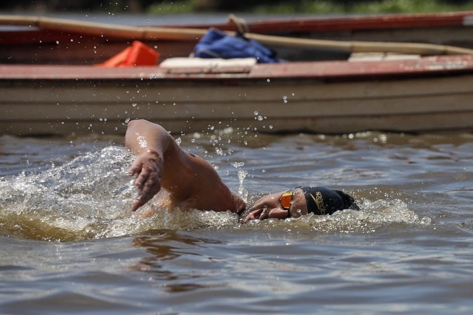 Desde el agua: las mejores fotos de los nadadores de la Maratón Santa Fe-Coronda.