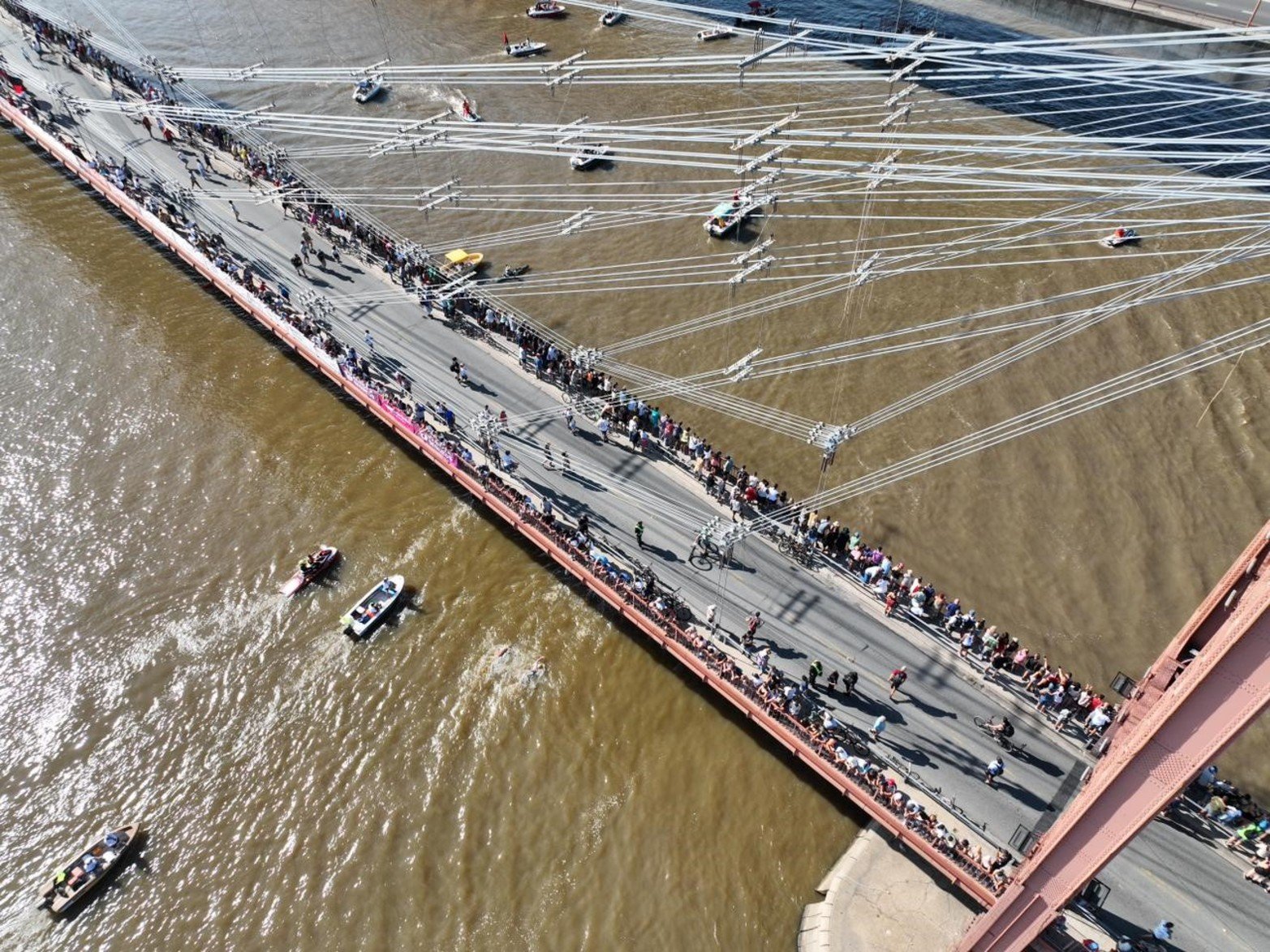 Se vive la Maratón Santa Fe-Coronda. Foto: Fernando Nicola