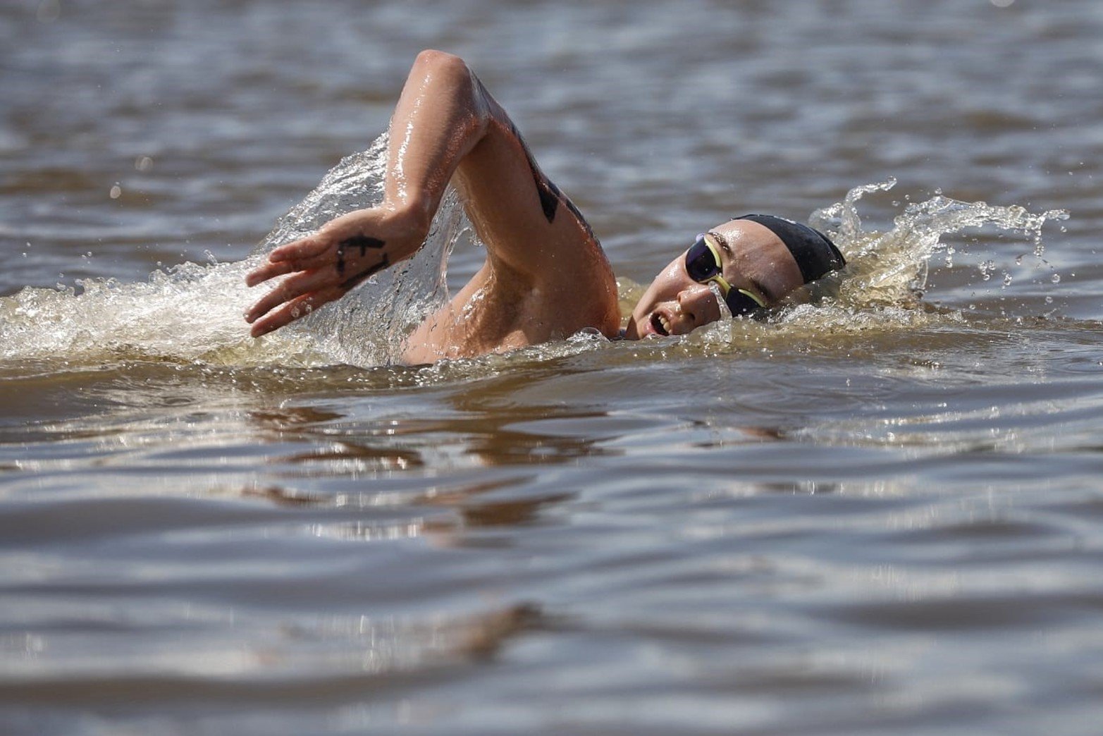 Desde el agua: las mejores fotos de los nadadores de la Maratón Santa Fe-Coronda.